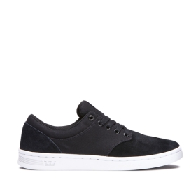 Dámské Nízké Boty Supra CHINO COURT Černé/Bílé | CZ-60209